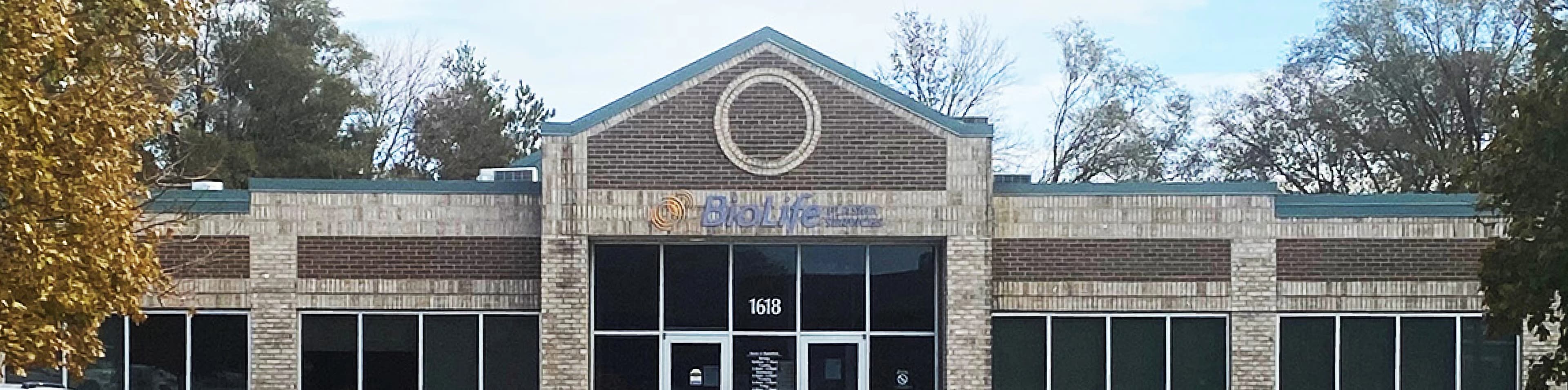 Edificio del Centro de Plasma de BioLife en Ames, Iowa