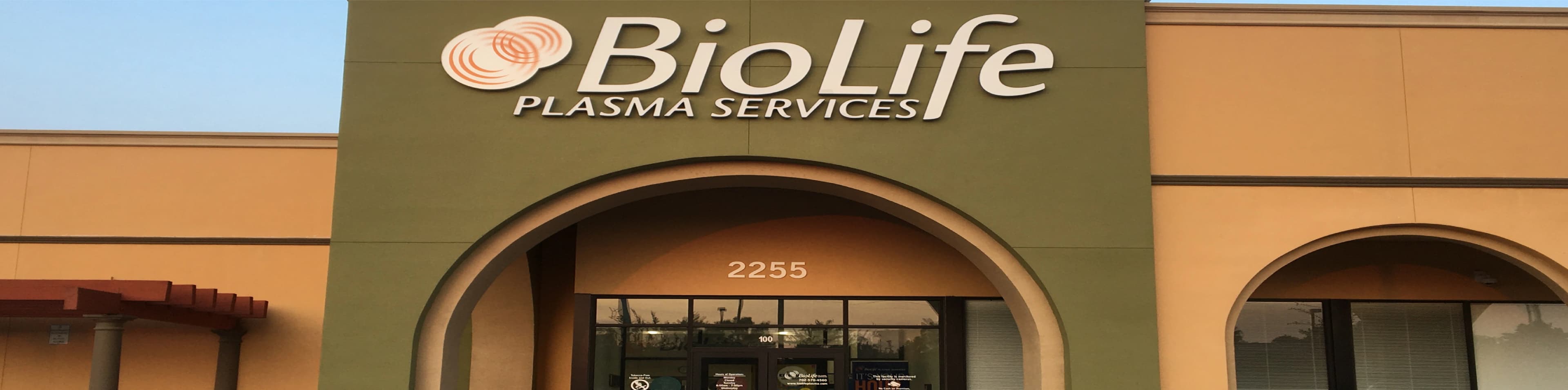 Edificio del Centro de Plasma de BioLife en Henderson, Nevada