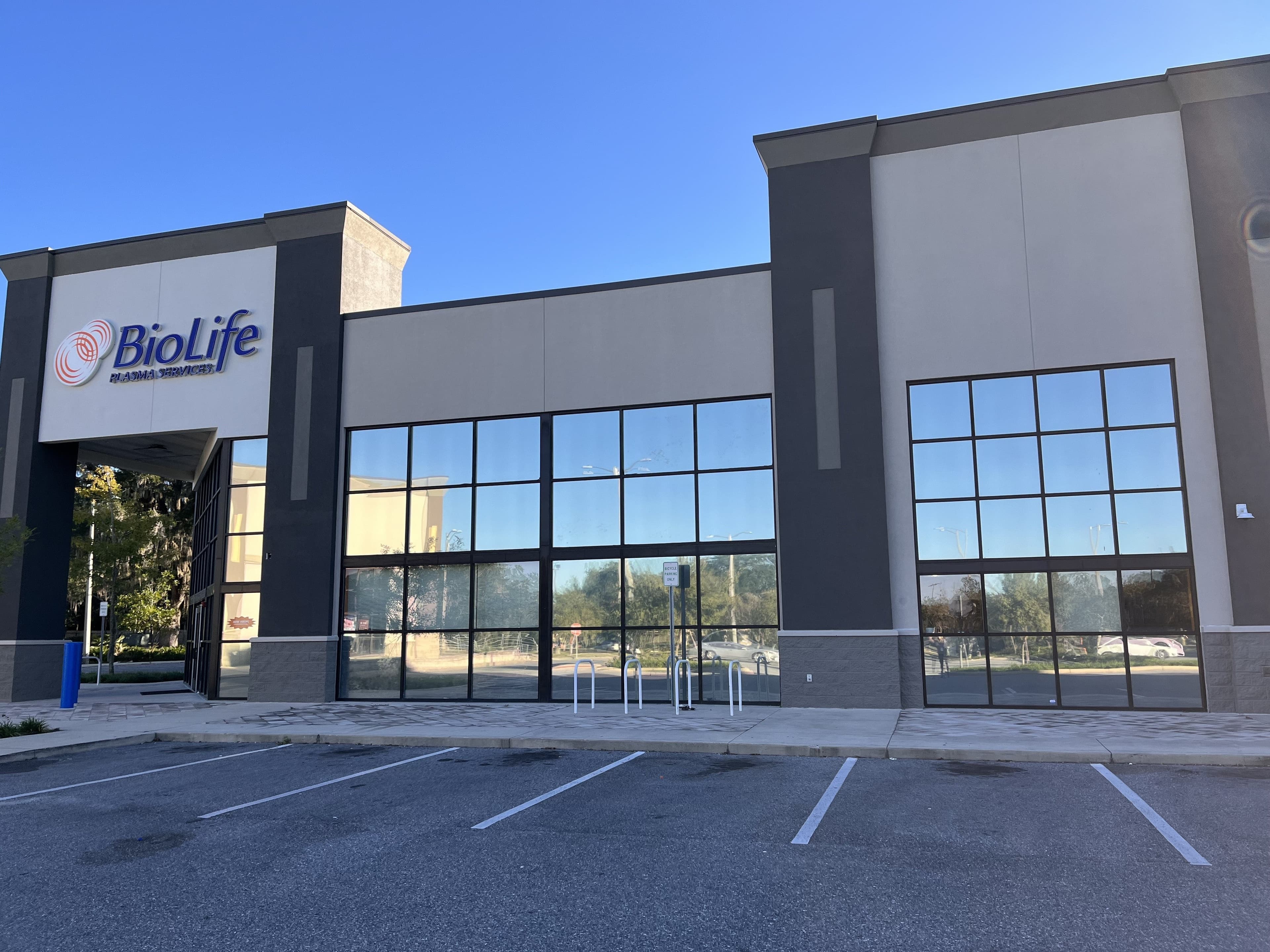 Gainesville, Florida BioLife Plasma Center Building
