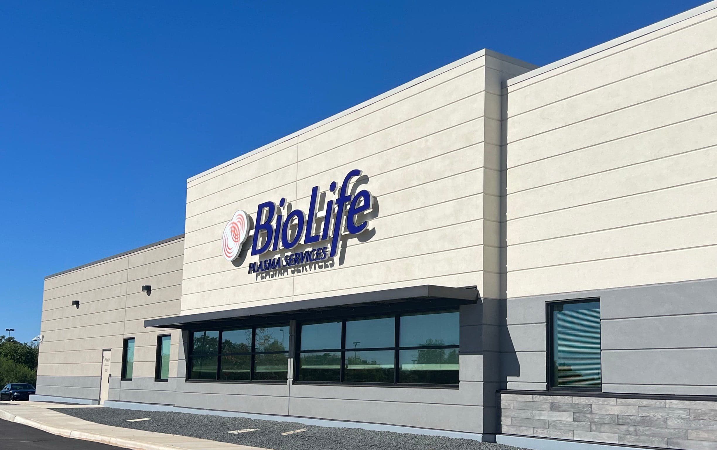 Edificio del Centro de Plasma de BioLife en San Antonio - New, Texas